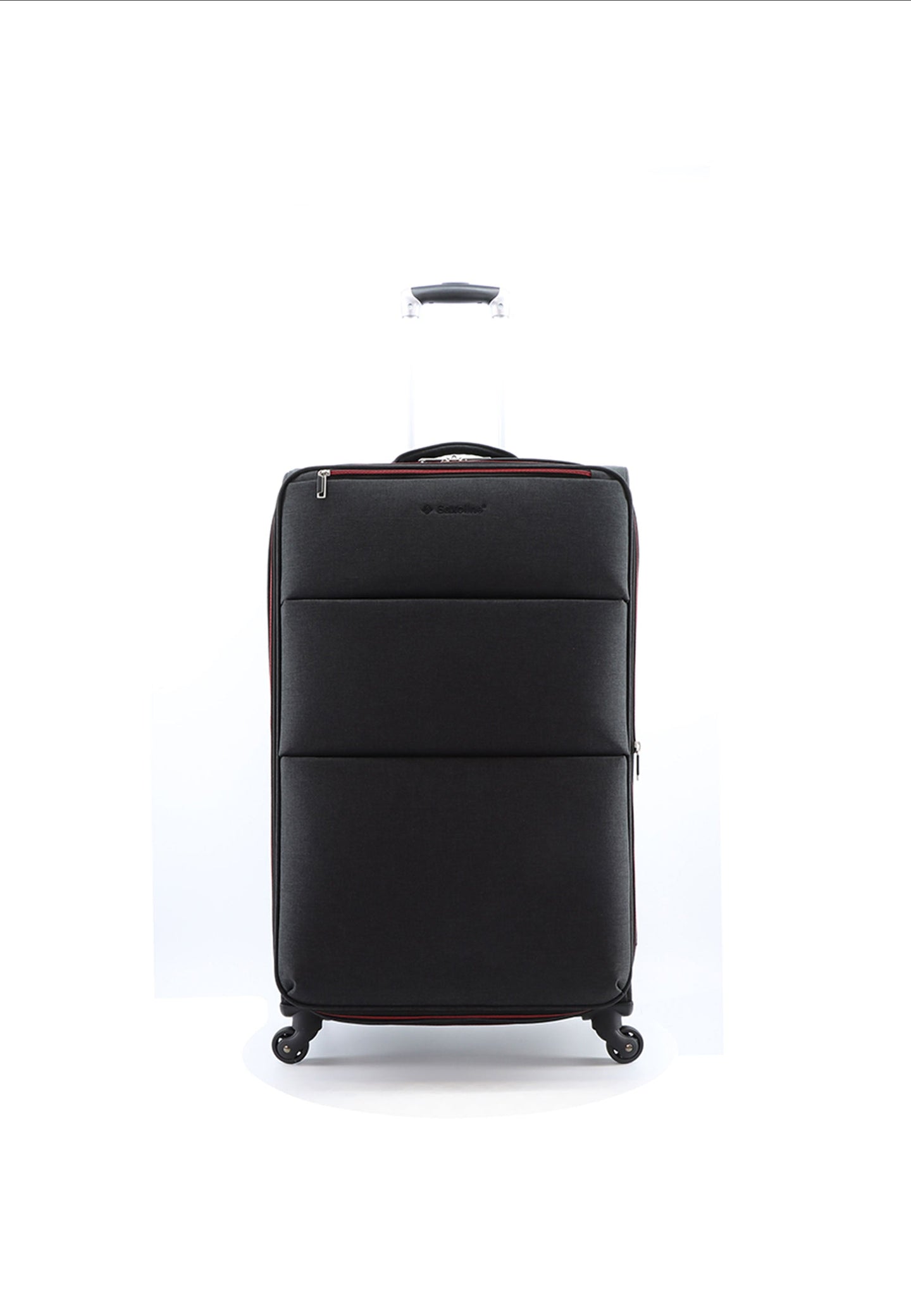 Saxoline Relax Red zipper Soft Suitcase / Trolley / Travel Suitcase - (Set/S/M/L)