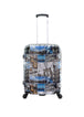 Saxoline Brooklyn Printed Hard Suitcase / Trolley / Travel Suitcase - (Set/S/M/L)
