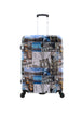 Saxoline Brooklyn Printed Hard Suitcase / Trolley / Travel Suitcase - (Set/S/M/L)