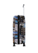 Saxoline Brooklyn Printed Hard Suitcase / Trolley / Travel Suitcase - (Set/S/M/L)