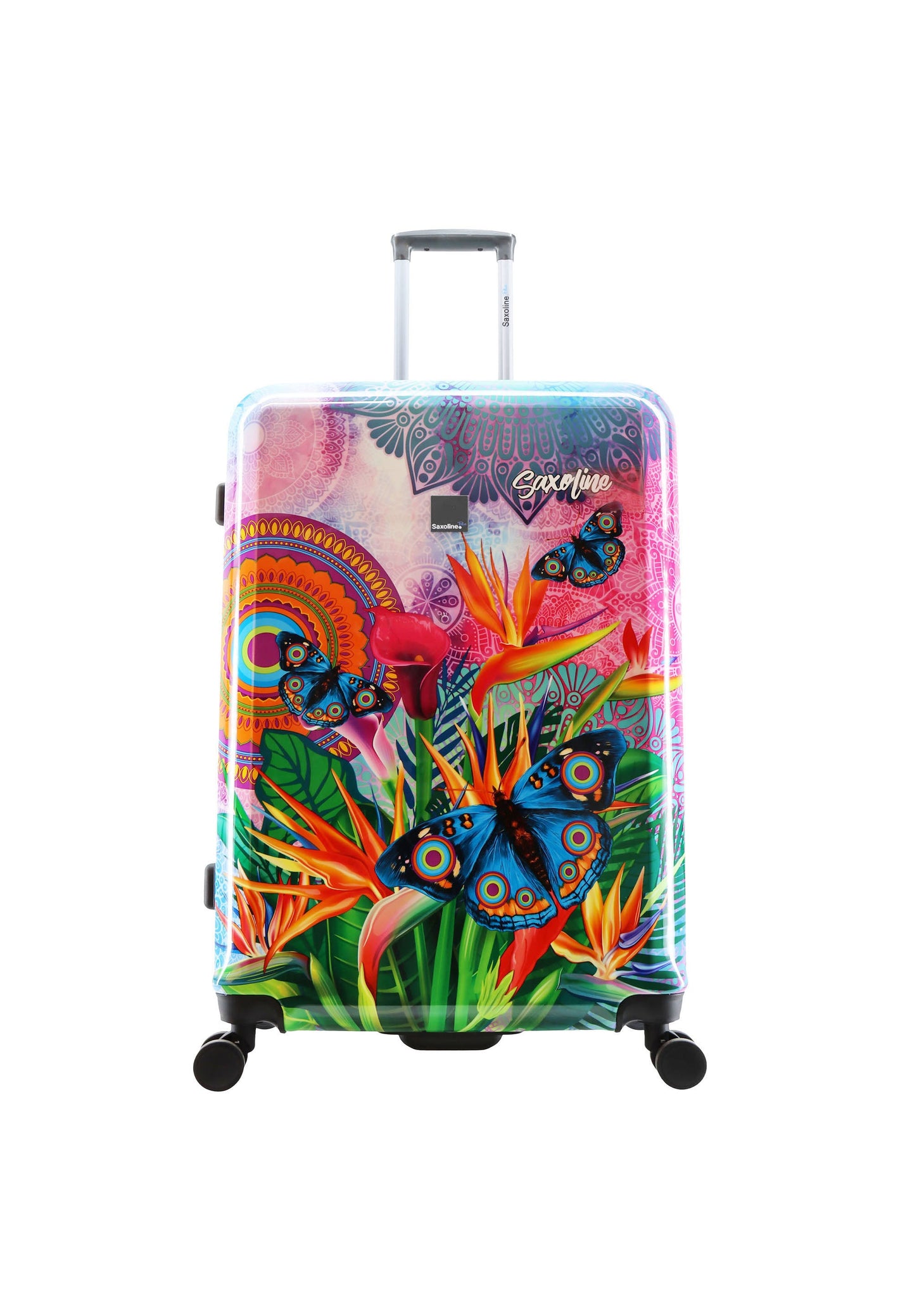 Saxoline Blue Butterfly Nature Hard Suitcase / Trolley / Travel Suitcase - (Set/S/M/L)