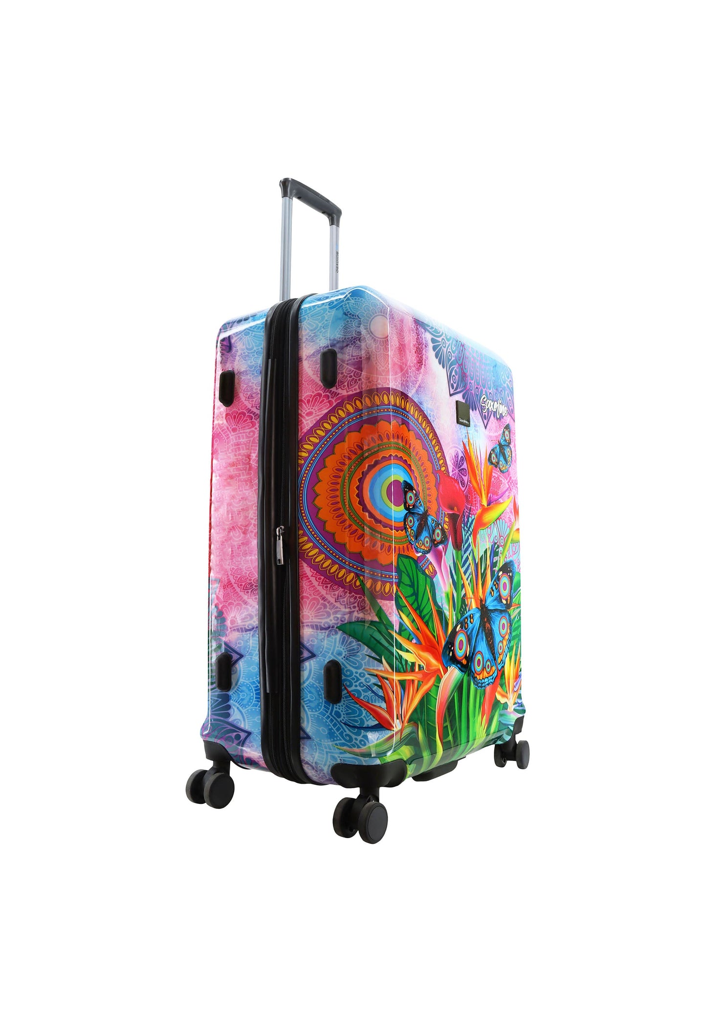 Saxoline Blue Butterfly Nature Hard Suitcase / Trolley / Travel Suitcase - (Set/S/M/L)