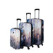 SaxolineManhattan Printed Hard Suitcase / Trolley / Travel Suitcase - (Set/S/M/L)
