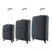 ELLE Pledge Solft Suitcase / Trolley / Travel Suitcase - (Set/S/M/L) - Black