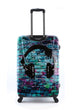 Saxoline Headphone Printed Hard Suitcase / Trolley / Travel Suitcase - (Set/S/M/L)