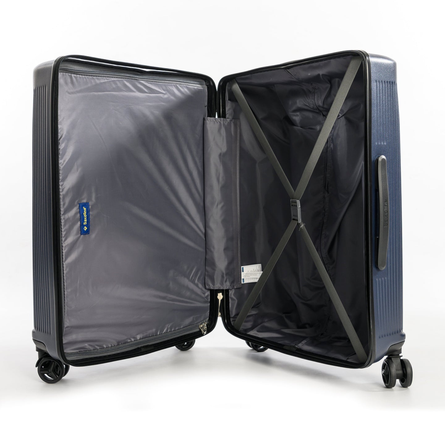 Saxoline Algarve Hard Suitcase / Trolley / Travel Suitcase - (Set/S/M/L) - Navy