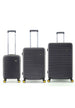 National Geographic Abroad Hard Suitcase / Trolley / Travel Suitcase - (Set/S/M/L) - Black