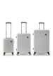 National Geographic Abroad Hard Suitcase / Trolley / Travel Suitcase - (Set/S/M/L) - Silver