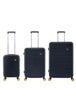 National Geographic Abroad Hard Suitcase / Trolley / Travel Suitcase - (Set/S/M/L) - Navy