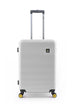 National Geographic Abroad Hard Suitcase / Trolley / Travel Suitcase - (Set/S/M/L) - Silver