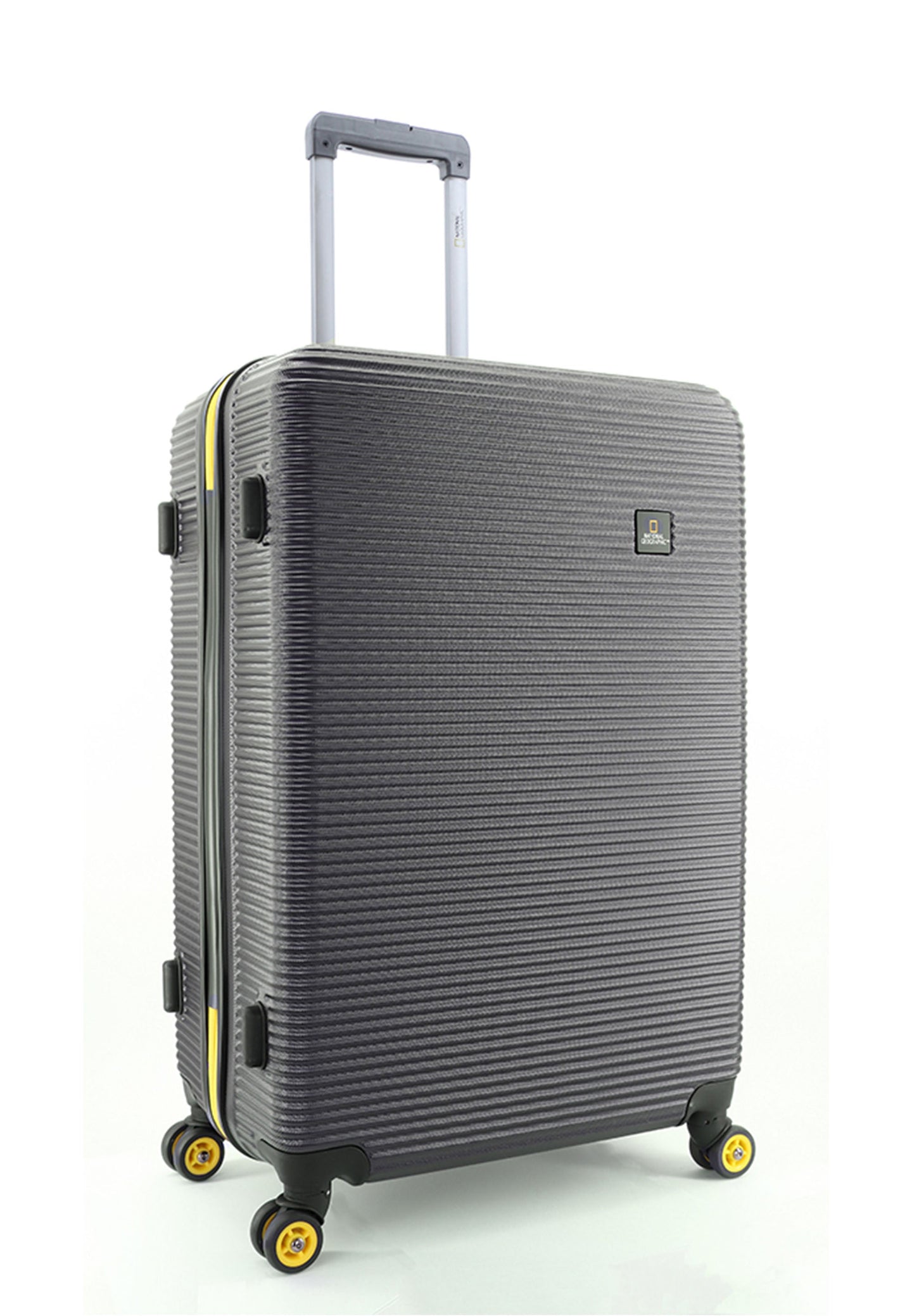 National Geographic Abroad Hard Suitcase / Trolley / Travel Suitcase - (Set/S/M/L) - Black