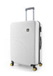 National Geographic Abroad Hard Suitcase / Trolley / Travel Suitcase - (Set/S/M/L) - Silver