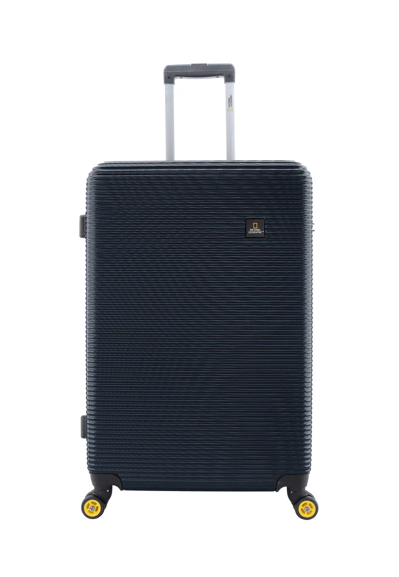 National Geographic Abroad Hard Suitcase / Trolley / Travel Suitcase - (Set/S/M/L) - Navy
