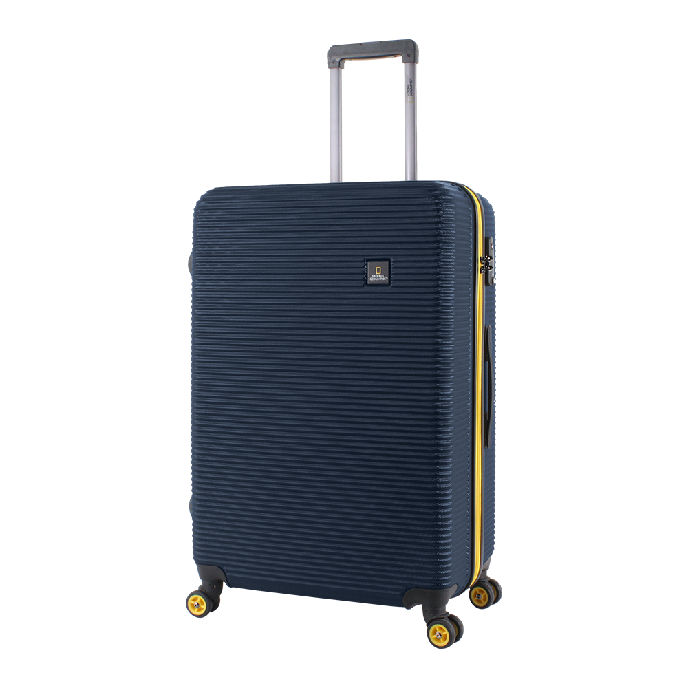 National Geographic Abroad Hard Suitcase / Trolley / Travel Suitcase - (Set/S/M/L) - Navy