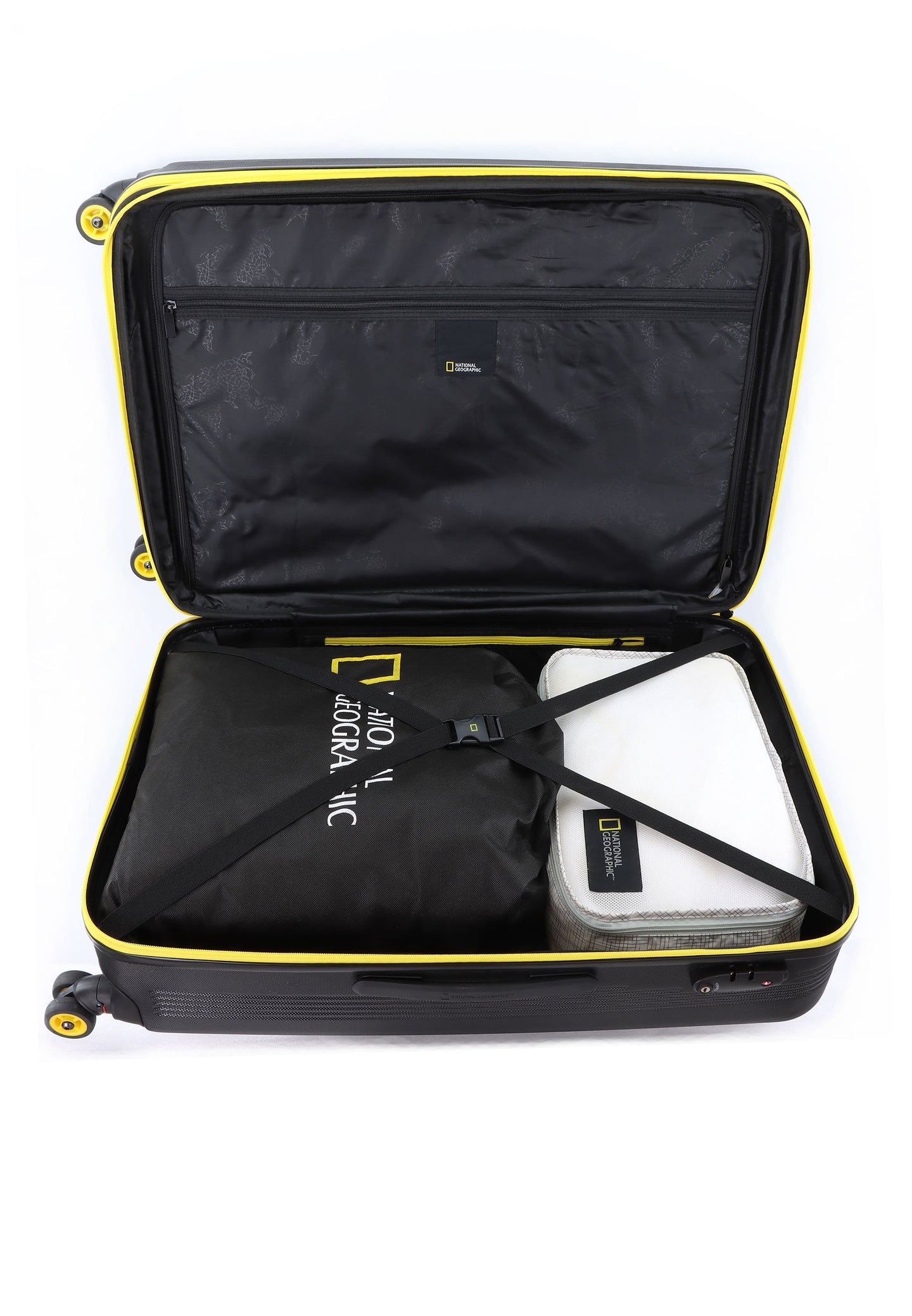 National Geographic Arodrome Hard Suitcase / Trolley / Travel Suitcase - (Set/S/M/L) - Navy