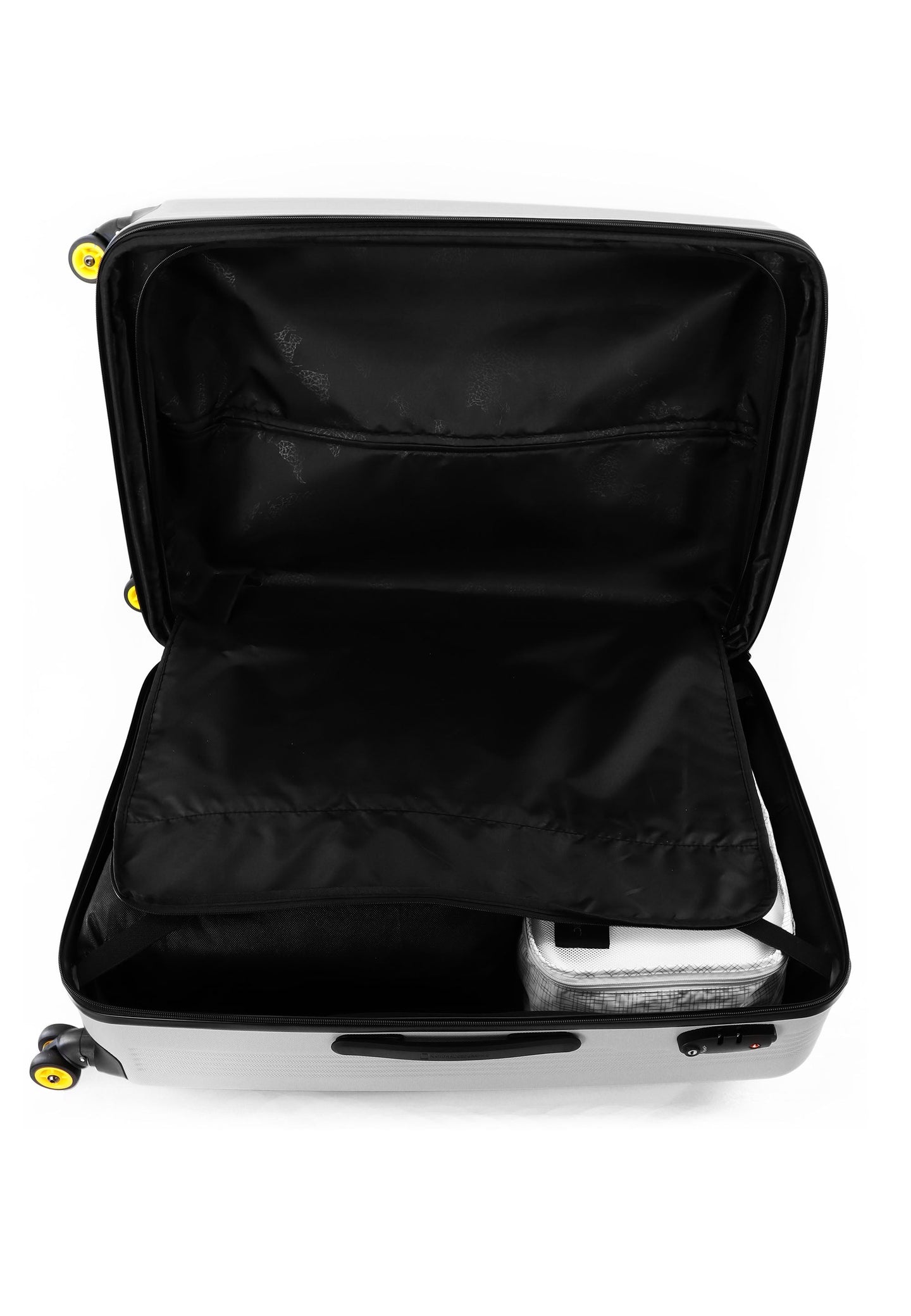 National Geographic Arodrome Hard Suitcase / Trolley / Travel Suitcase - (Set/S/M/L) - Silver