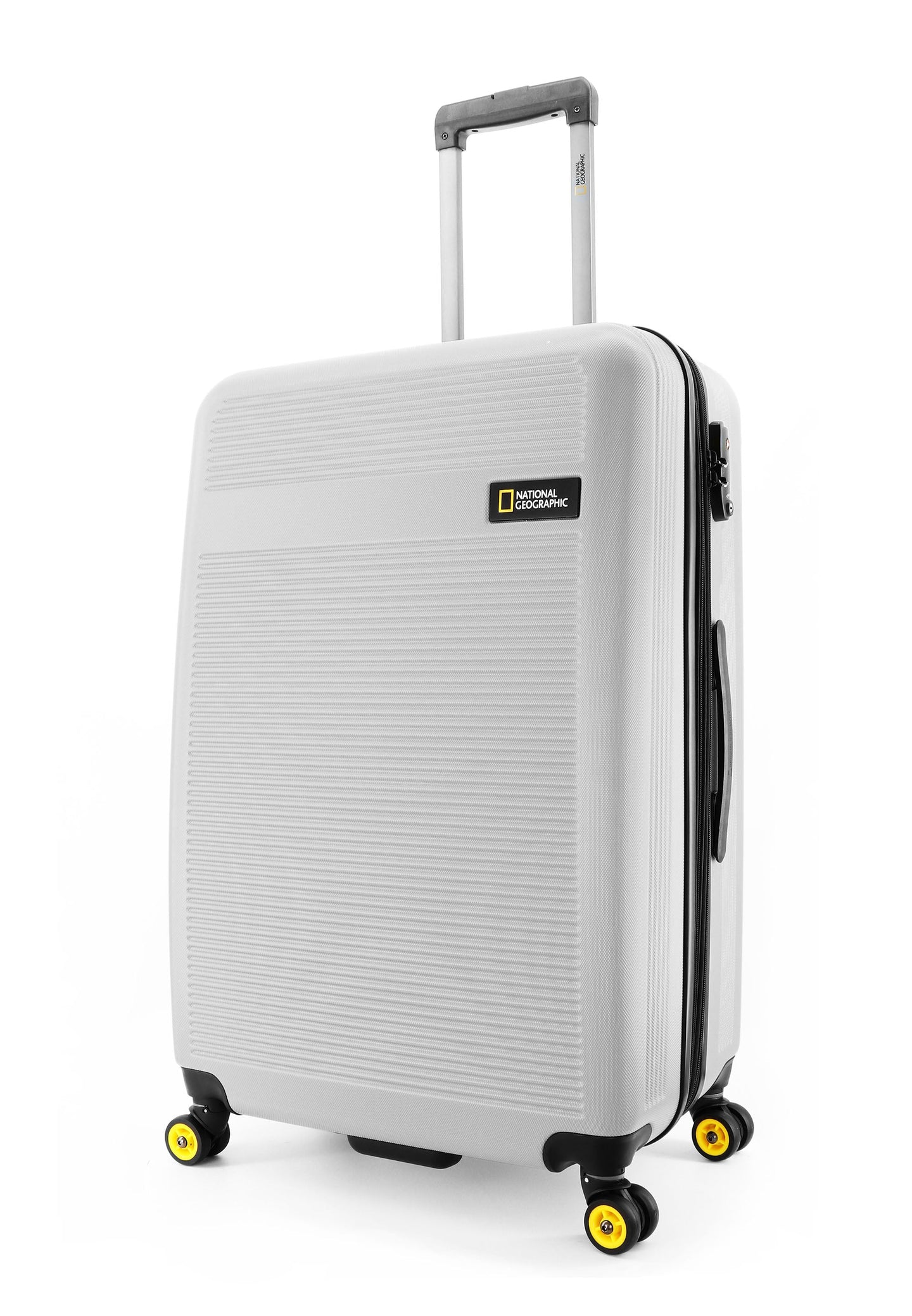 National Geographic Arodrome Hard Suitcase / Trolley / Travel Suitcase - (Set/S/M/L) - Silver