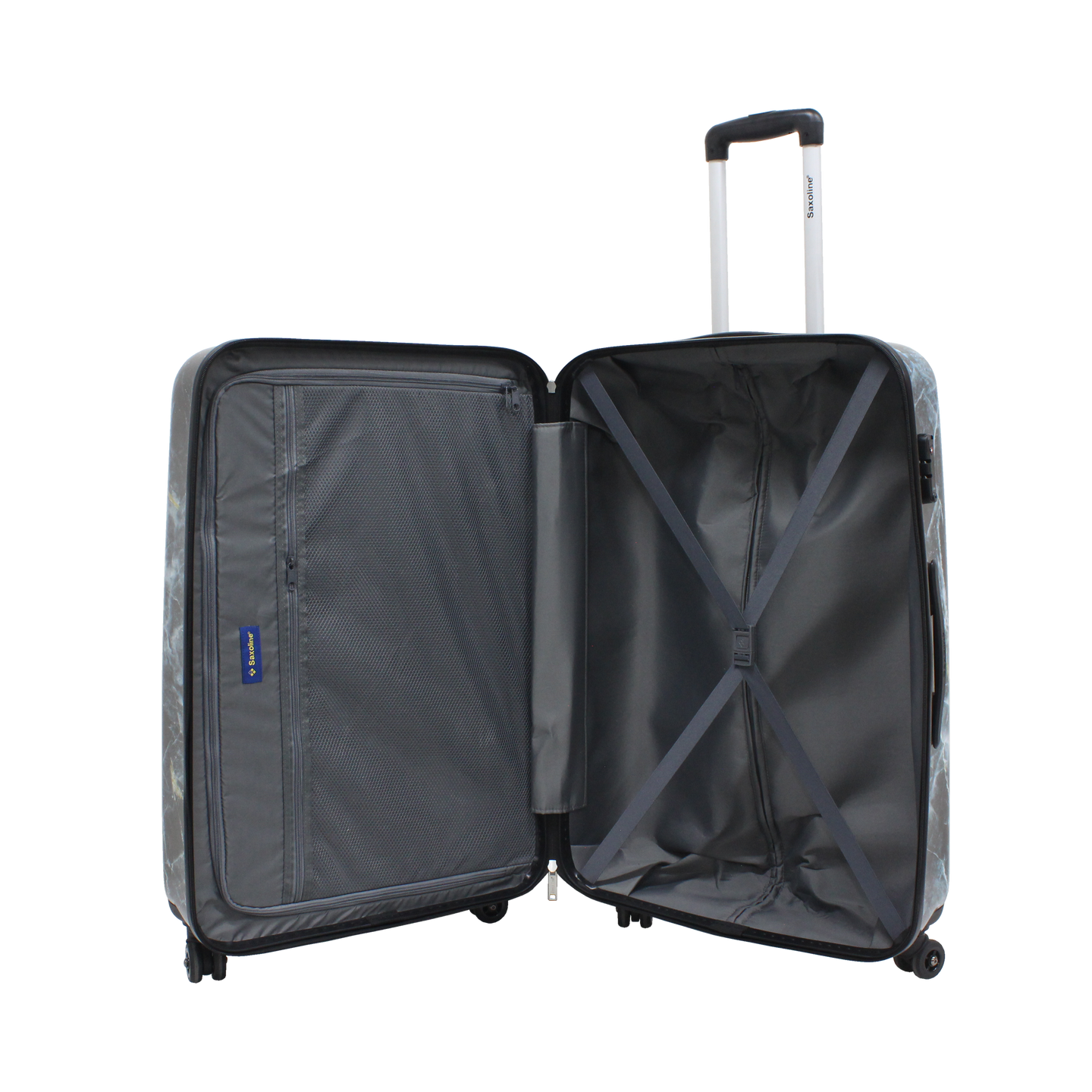 Saxoline Marble Printed Hard Suitcase / Trolley / Travel Suitcase - (Set/S/M/L)