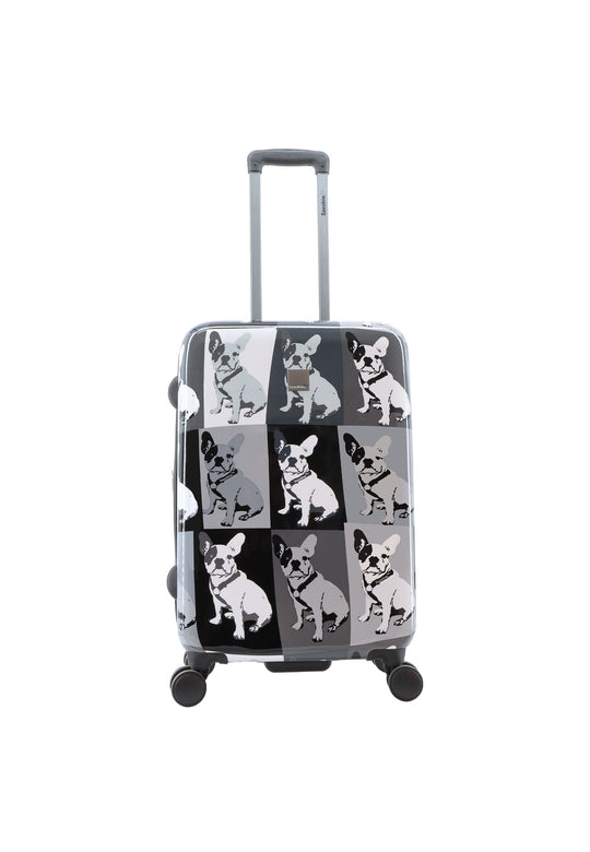 Saxoline Blue Bulldog Monochrome Hard Suitcase / Trolley / Travel Suitcase - (Set/S/M/L)