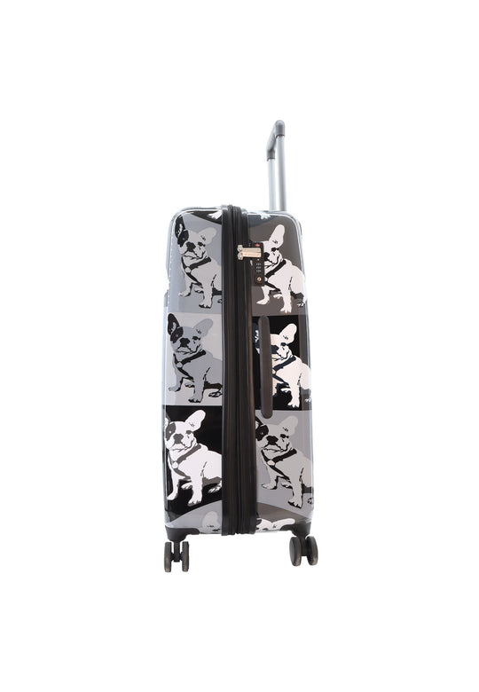 Saxoline Blue Bulldog Monochrome Hard Suitcase / Trolley / Travel Suitcase - (Set/S/M/L)