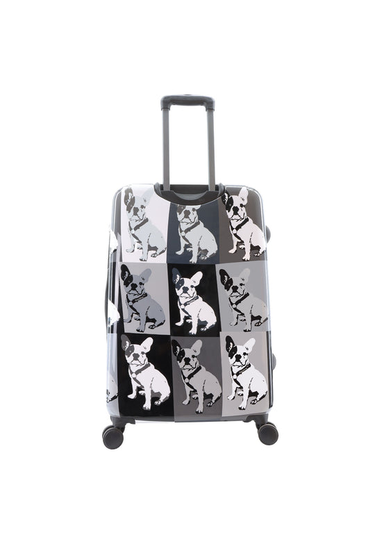 Saxoline Blue Bulldog Monochrome Hard Suitcase / Trolley / Travel Suitcase - (Set/S/M/L)