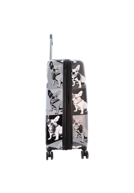Saxoline Blue Bulldog Monochrome Hard Suitcase / Trolley / Travel Suitcase - (Set/S/M/L)