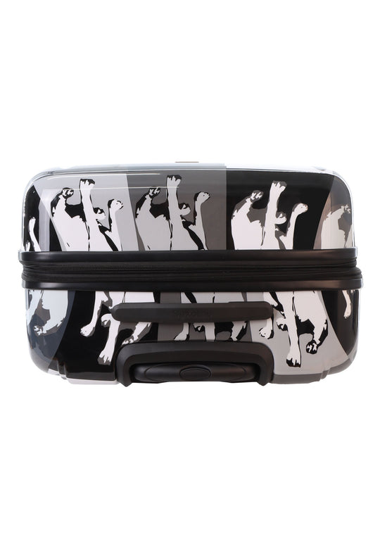 Saxoline Blue Bulldog Monochrome Hard Suitcase / Trolley / Travel Suitcase - (Set/S/M/L)