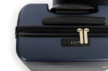 Saxoline Algarve Hard Suitcase / Trolley / Travel Suitcase - (Set/S/M/L) - Navy