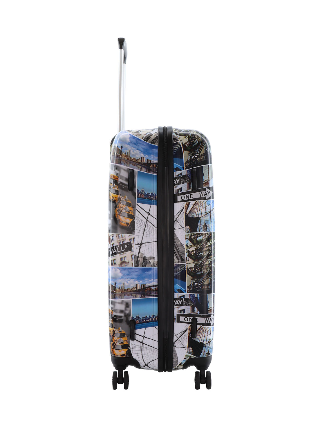 Saxoline Brooklyn Printed Hard Suitcase / Trolley / Travel Suitcase - (Set/S/M/L)
