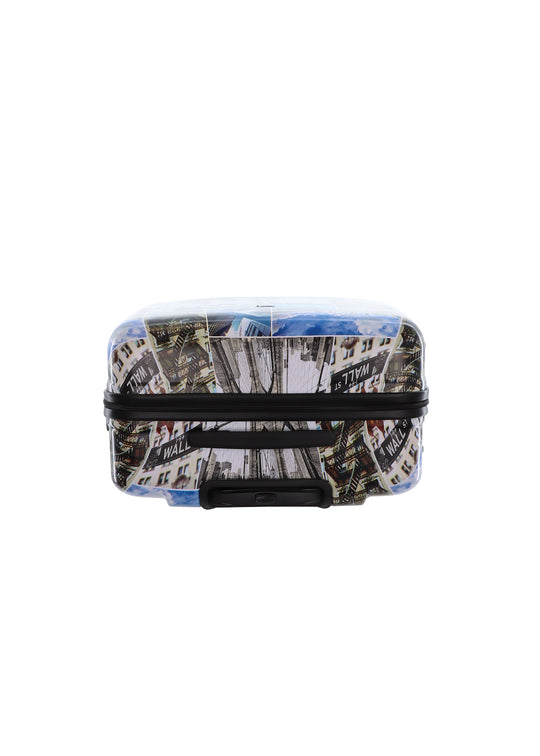 Saxoline Brooklyn Printed Hard Suitcase / Trolley / Travel Suitcase - (Set/S/M/L)