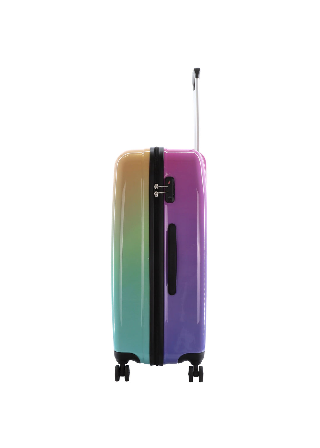 Saxoline Rainbow Printed Hard Suitcase / Trolley / Travel Suitcase - (Set/S/M/L)