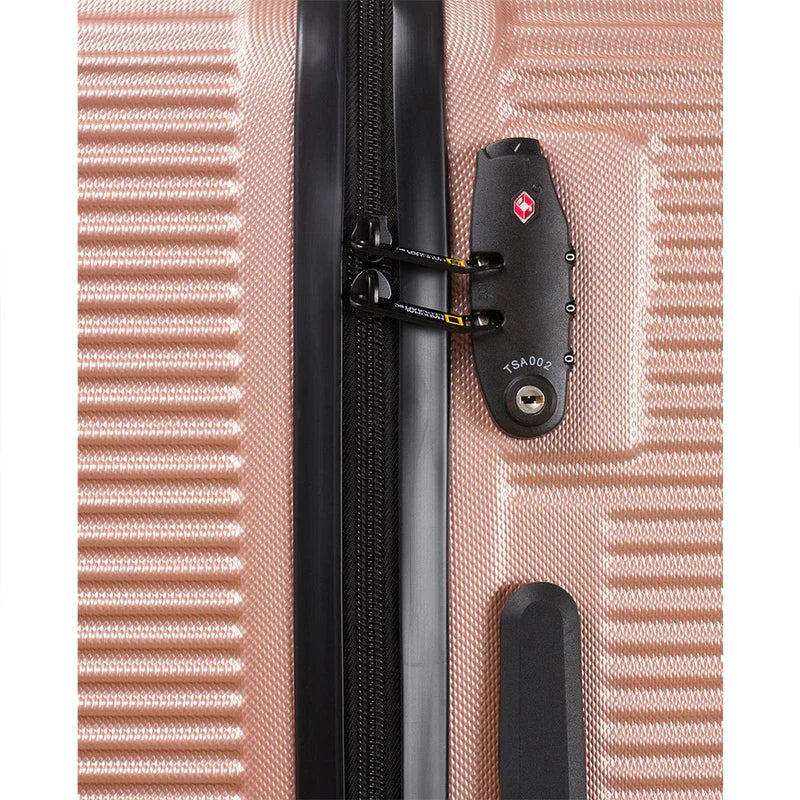 National Geographic Abroad Hard Suitcase / Trolley / Travel Suitcase - (Set/S/M/L) - Rose Gold
