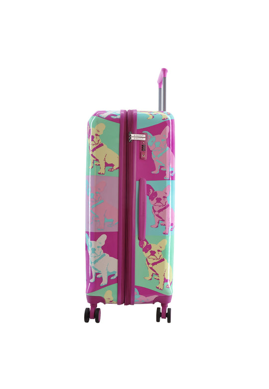 Saxoline Blue Bulldog Emotion Hard Suitcase / Trolley / Travel Suitcase - (Set/S/M/L)