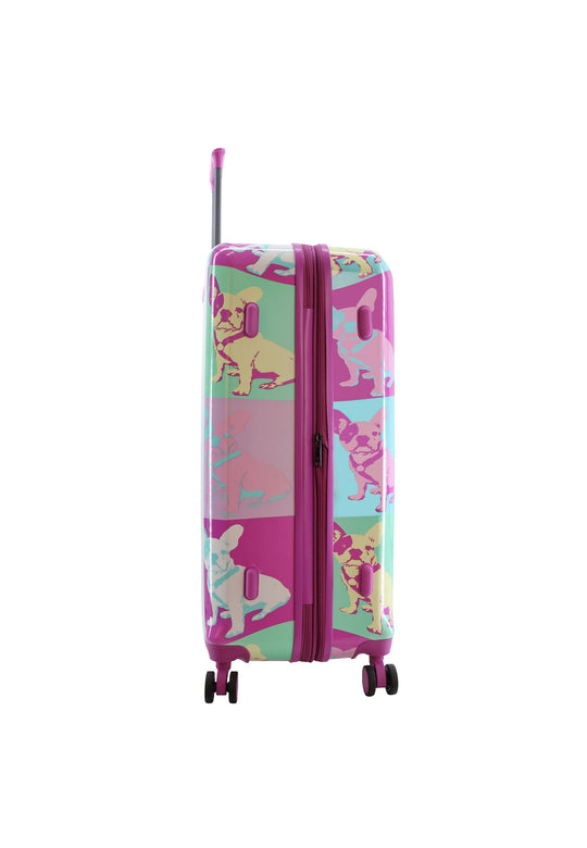 Saxoline Blue Bulldog Emotion Hard Suitcase / Trolley / Travel Suitcase - (Set/S/M/L)