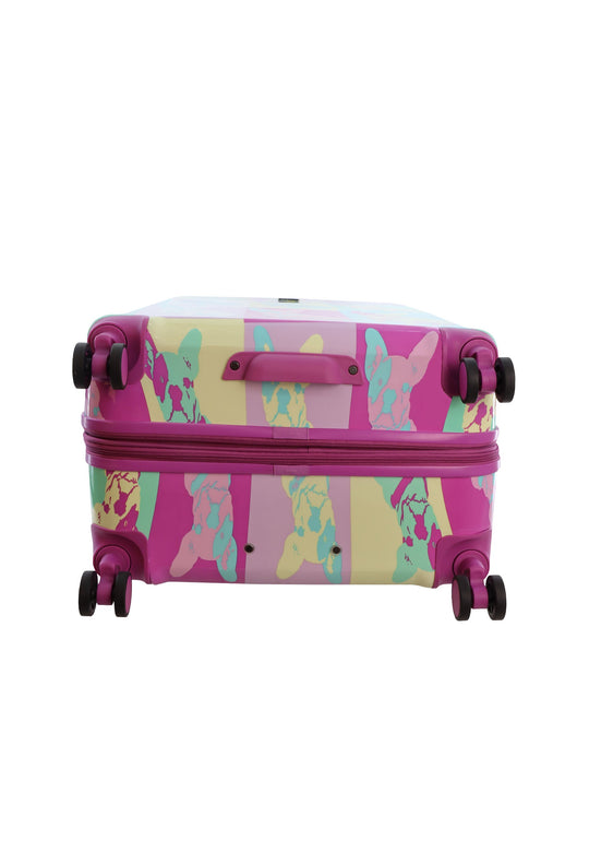 Saxoline Blue Bulldog Emotion Hard Suitcase / Trolley / Travel Suitcase - (Set/S/M/L)