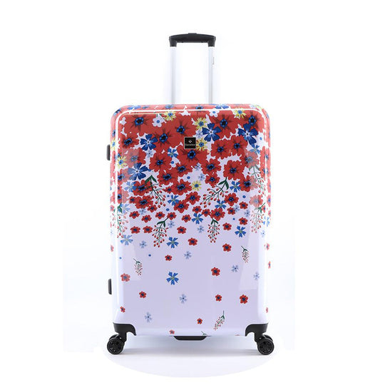 Saxoline Blessing Flowers Printed Hard Suitcase / Trolley / Travel Suitcase - (Set/S/M/L)
