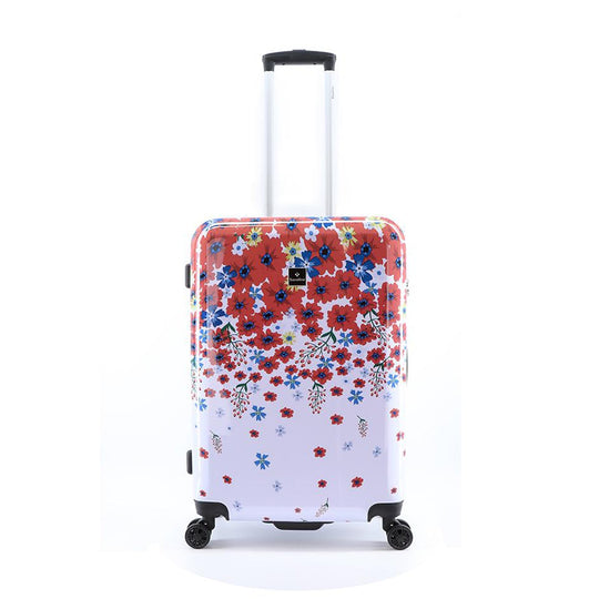 Saxoline Blessing Flowers Printed Hard Suitcase / Trolley / Travel Suitcase - (Set/S/M/L)