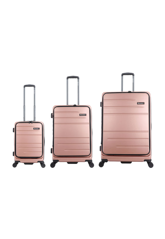 Discovery Patrol Hard Suitcase / Trolley / Travel Suitcase- (Set/S/M/L) - Rose Gold