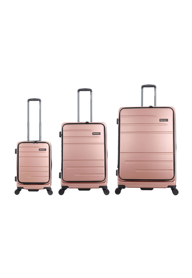 Discovery Patrol Hard Suitcase / Trolley / Travel Suitcase- (Set/S/M/L) - Rose Gold
