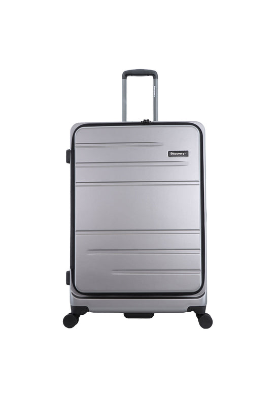 Discovery Patrol Hard Suitcase / Trolley / Travel Suitcase- (Set/S/M/L) - Silver