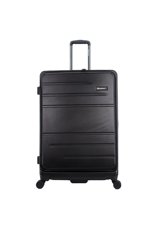 Discovery Patrol Hard Suitcase / Trolley / Travel Suitcase- (Set/S/M/L) - Black