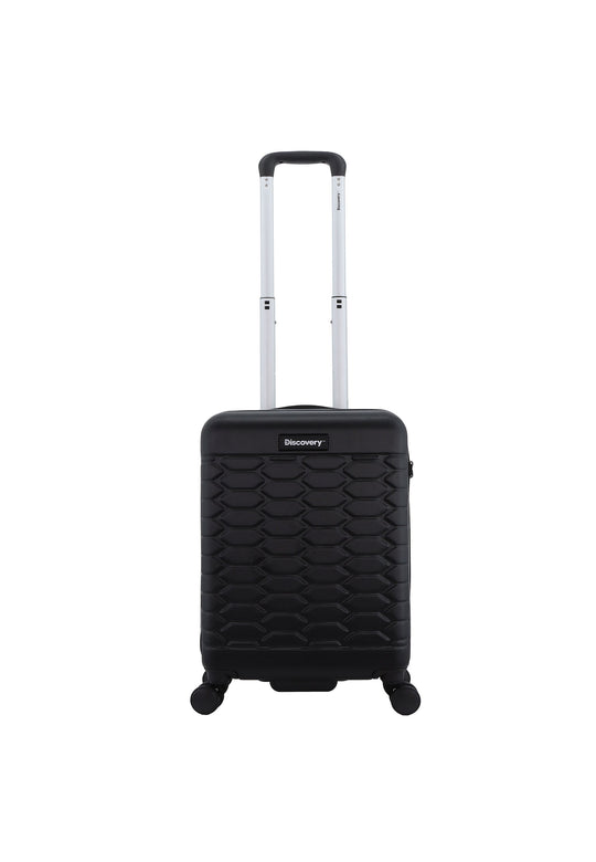 Discovery Reptile Hard Suitcase / Trolley / Travel Suitcase- (Set/S/M/L) - Black