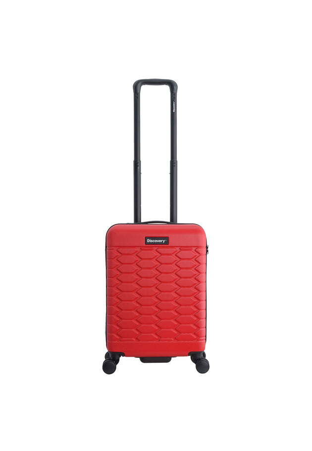 Discovery Reptile Hard Suitcase / Trolley / Travel Suitcase- (Set/S/M/L) - Red