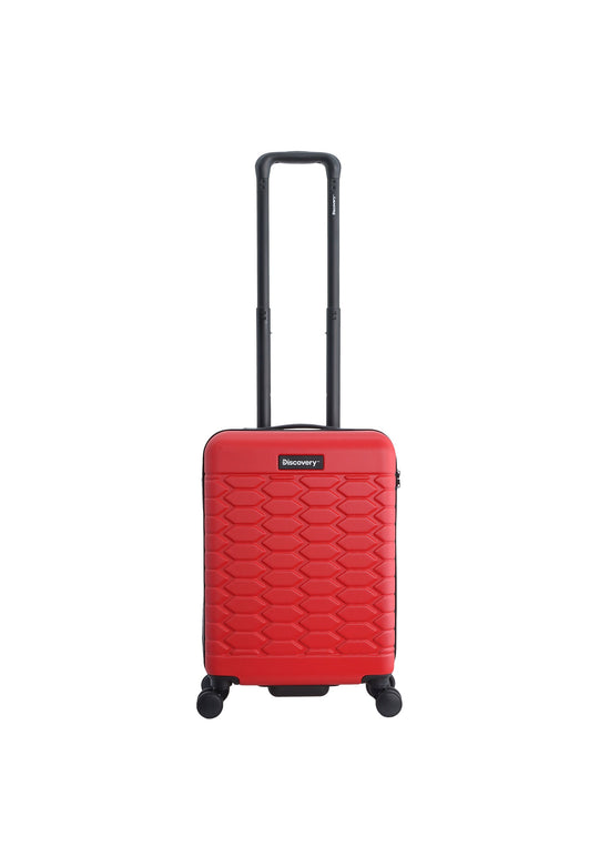 Discovery Reptile Hard Suitcase / Trolley / Travel Suitcase- (Set/S/M/L) - Red