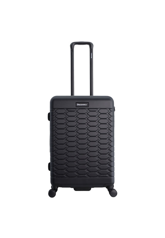 Discovery Reptile Hard Suitcase / Trolley / Travel Suitcase- (Set/S/M/L) - Black