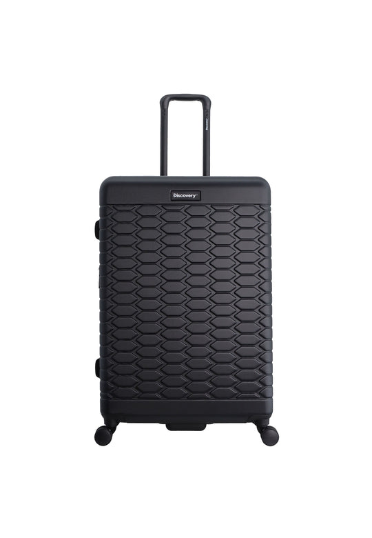 Discovery Reptile Hard Suitcase / Trolley / Travel Suitcase- (Set/S/M/L) - Black