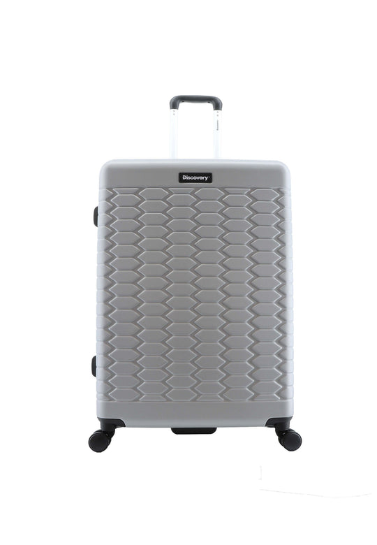 Discovery Reptile Hard Suitcase / Trolley / Travel Suitcase- (Set/S/M/L) - Silver