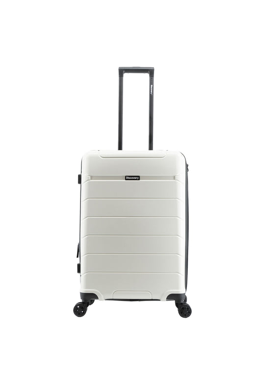 Discovery Skyward Hard Suitcase / Trolley / Travel Suitcase - (Set/S/M/L) - White
