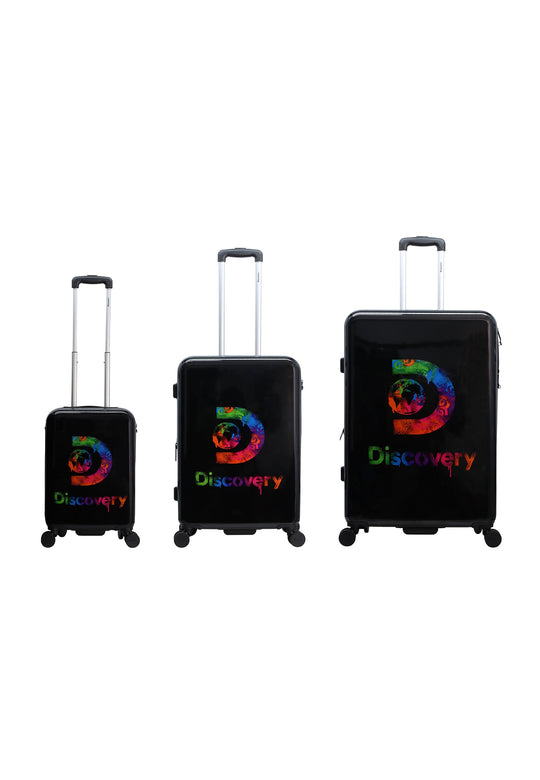 Discovery Stencil Hard Suitcase / Trolley / Travel Suitcase - (Set/S/M/L)