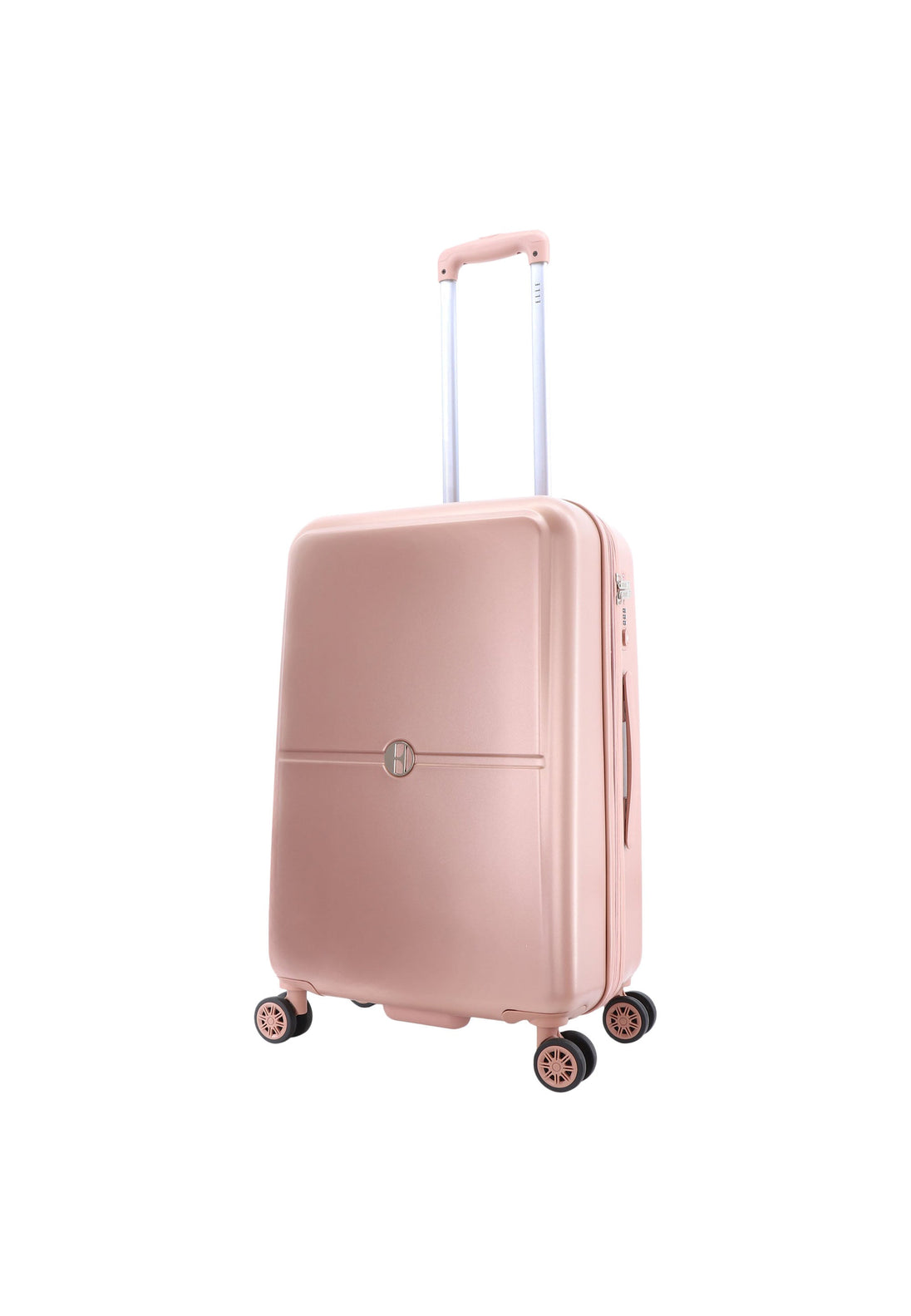 ELLE Chic Hard Suitcase / Trolley / Travel Suitcase - (Set/S/M/L) - Rose Gold